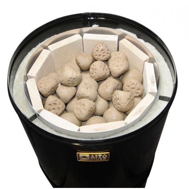 Soba sauna pe lemne - AITO AK-78 ST, cu pietre ceramice