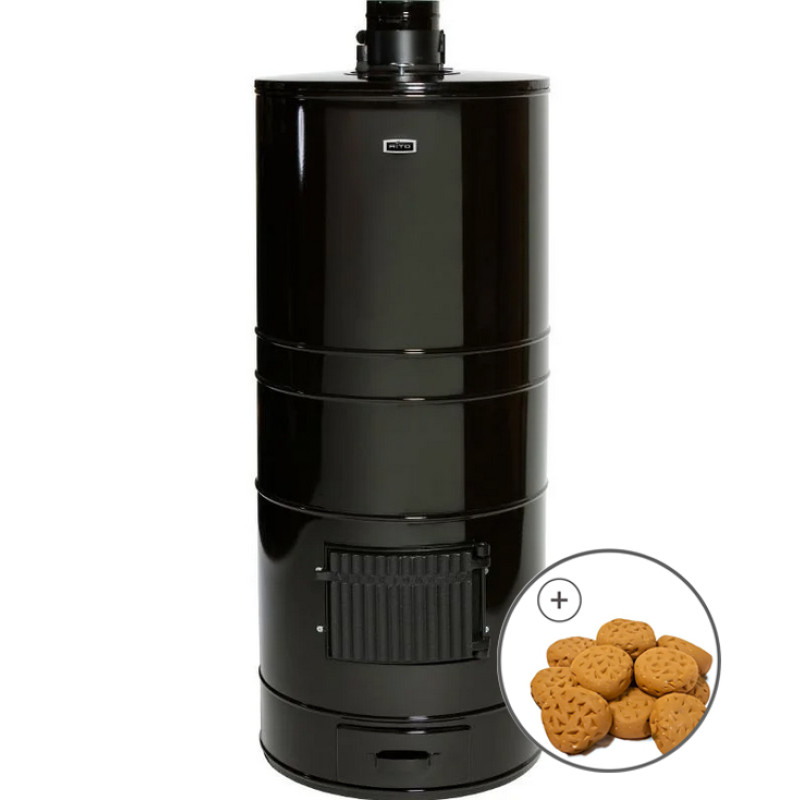 Soba sauna pe lemne - AITO AK-57, extinsa, pietre KERKES incluse