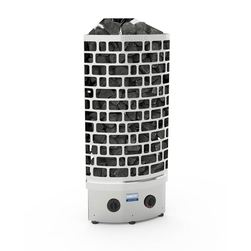 Încălzitor electric pentru saună – SAWOTEC Ari Corner, cu unitate de control