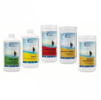Kit chimic CHEMOFORM pentru piscine cu filtru de nisip, mic