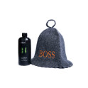 Set cadou BOSS într-o cutie cadou. Capac și esență de parfum - 2