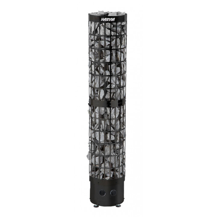 Încălzitor electric pentru saună - HARVIA Cilindro Black Steel PC66 6,6 kW