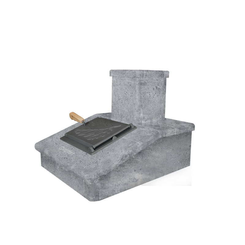 Finisaj coș de piatră, gresie, 290 mm