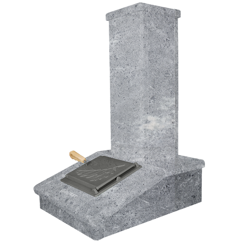 Finisaj coș de piatră, gresie, 790 mm