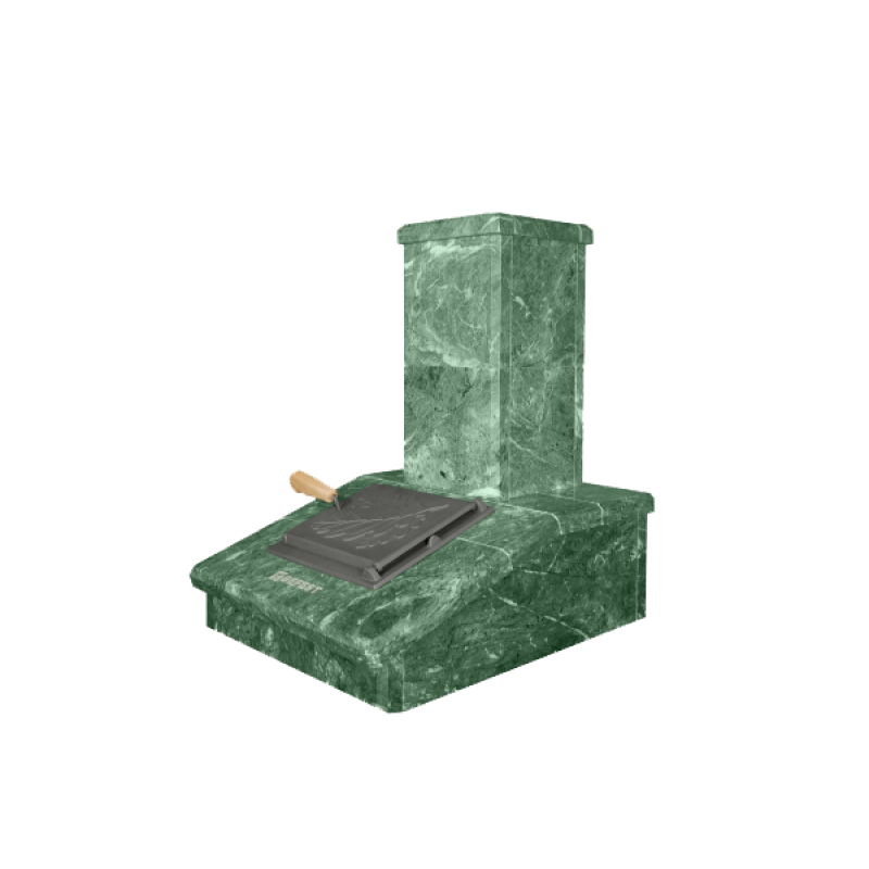 Finisaj coș de piatră, serpentină, 540 mm