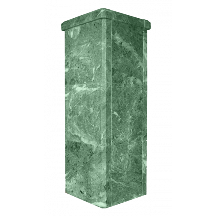 Finisaj coș de piatră, serpentină, 790 mm