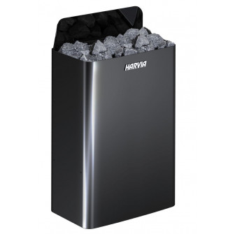 Încălzitor electric pentru saună - HARVIA The Wall Black Steel SW90E 9 kW