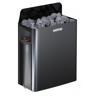 Încălzitor electric pentru saună - HARVIA The Wall Black Steel SW45 4,5 kW
