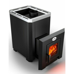 Incalzitor de sauna pe lemne - NOVA KLASSIK 26 cu usa din sticla  Incalzitor de sauna pe lemne - NOVA KLASSIK 26 cu usa din sticla