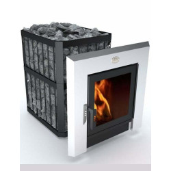 Incalzitor de sauna pe lemne - NOVA PANORAMA 26 cu retea  Incalzitor de sauna pe lemne - NOVA PANORAMA 26 cu retea