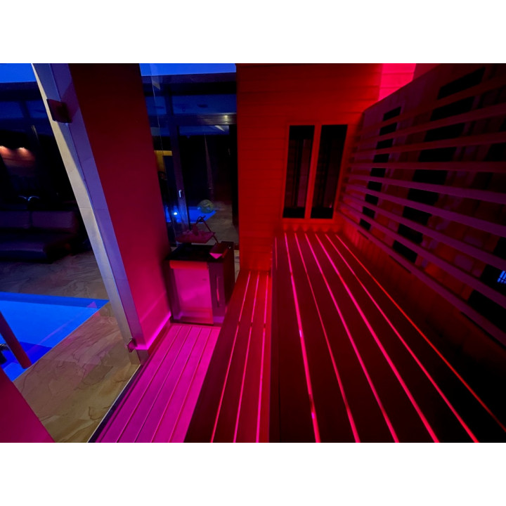 PROJECTOR LED SAUFLEX RGB, CU UNITATE DE CONTROL