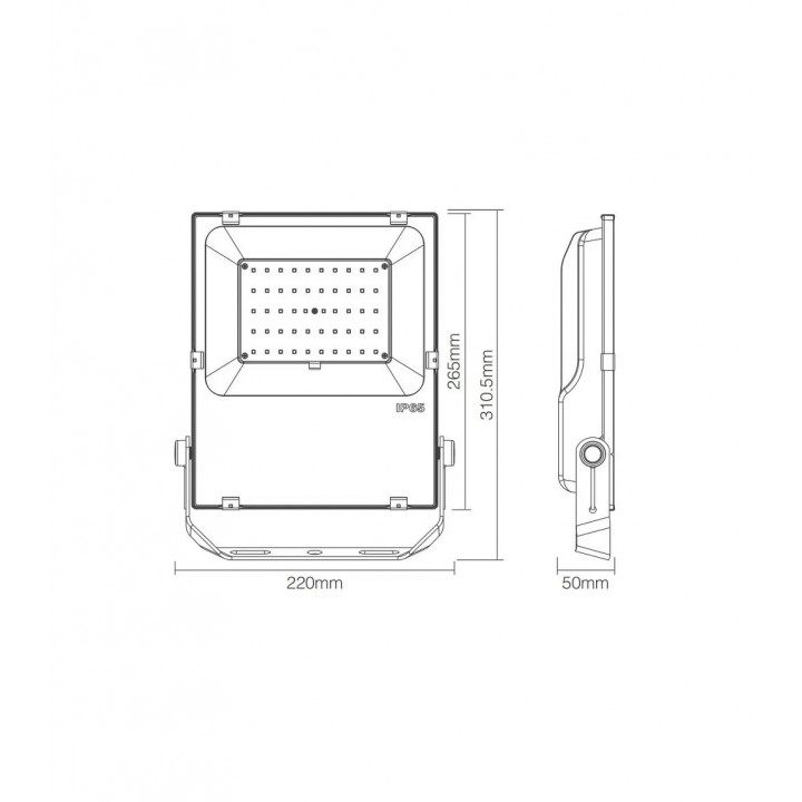 PROJECTOR LED SAUFLEX RGB, CU UNITATE DE CONTROL