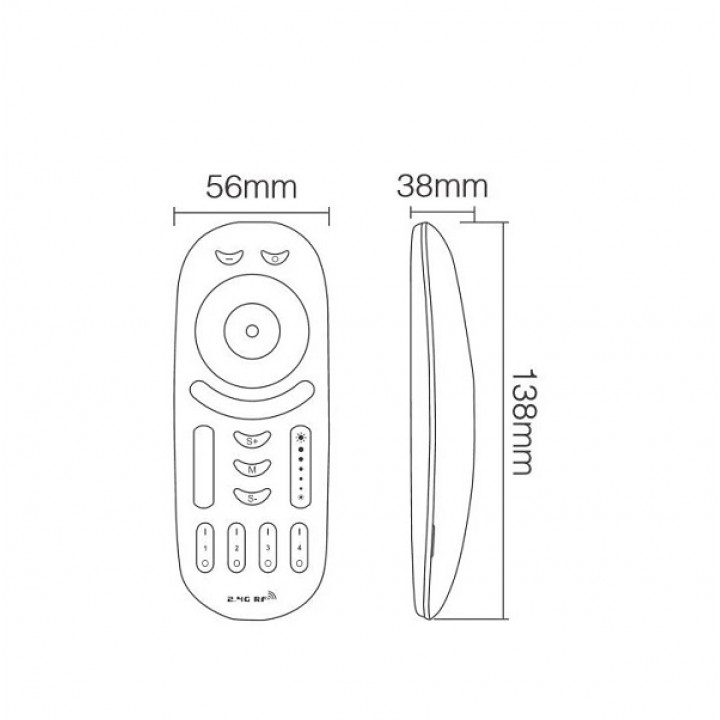 PROJECTOR LED SAUFLEX RGB, CU UNITATE DE CONTROL