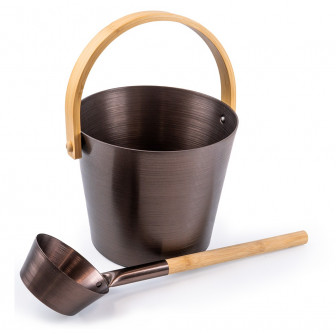 Set găleată și oală din aluminiu SAUFLEX, violet