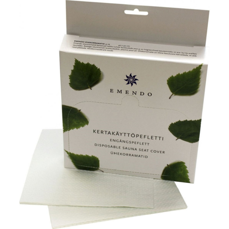 Perne de șezut saună de unică folosință EMENDO, 25 buc