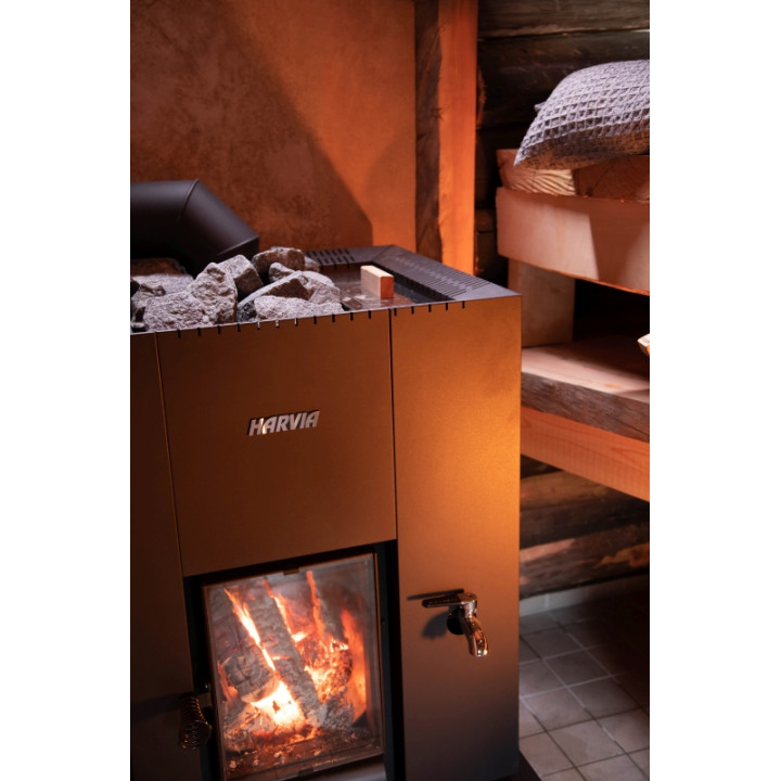 Soba sauna pe lemne - HARVIA Linear 22 GreenFlame LS