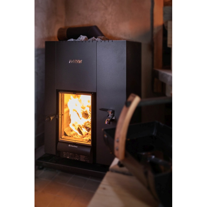 Soba sauna pe lemne - HARVIA Linear 22 GreenFlame LS