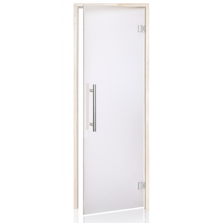 Uși de saună din sticlă AD BENELUX, Sticlă mată, 70 x 210, Aspen, Mat transparent