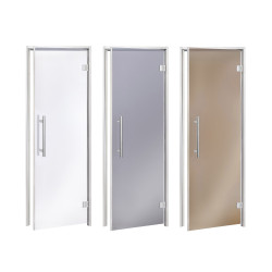 Uși din sticlă AD BENELUX pentru saună cu aburi 