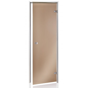 Uși din sticlă AD pentru saună cu aburi, sticlă bronz