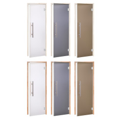 Uși de saună din sticlă AD LUX, Sticlă mată  Uși de saună din sticlă AD LUX, Sticlă mată