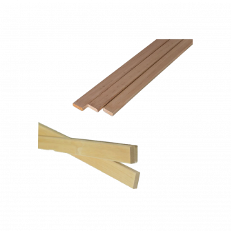 Moldură pentru capac de saună, 15 x 45 mm