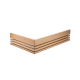 Balustradă de siguranță - HARVIA Qube Pro 360, tei