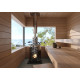 Suport de piatră în jurul coșului de saune - HARVIA Cilindro