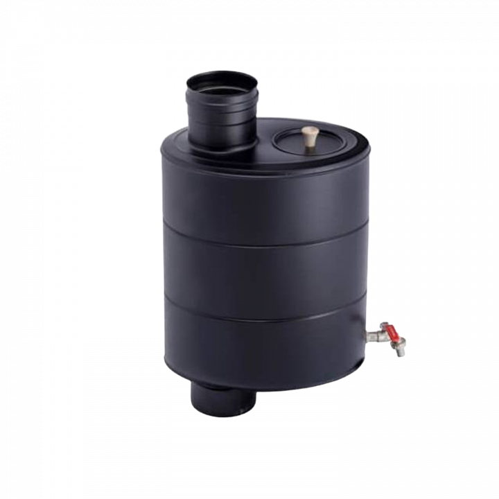 Rezervor oval pentru încălzirea apei, d.115mm, negru
