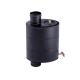 Rezervor oval pentru încălzirea apei, d.115mm, negru