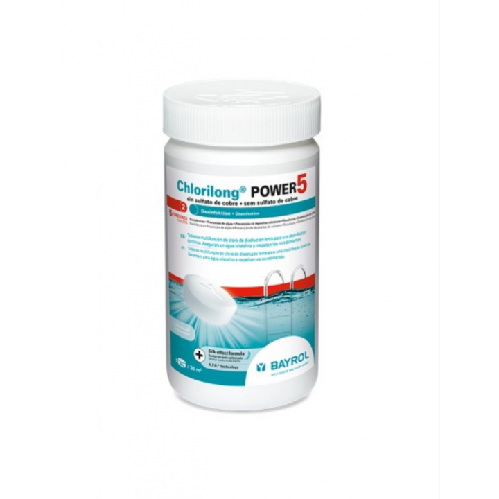 Tablete de clor cu solubilitate lentă Chlorilong Power 5, 1,25 kg