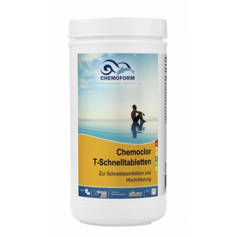 Tablete de clor cu dizolvare rapidă CHEMOCLOR, 1 kg