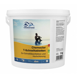 Tablete de clor cu dizolvare rapidă CHEMOCLOR, 5 kg