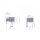 Dispozitiv de turnare COOLER din lemn termic 35 l