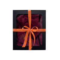 Set cadou într-o cutie cadou pentru EA. Căciulă și șorț de saună pentru femei - VERDE-BRUGIU