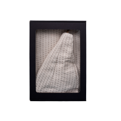 Set cadou într-o cutie cadou pentru EL. Căciulă și șorț de saună pentru bărbați - IN 