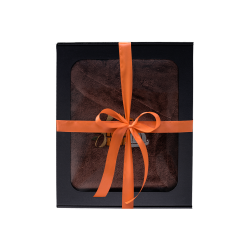 Set cadou într-o cutie cadou pentru EL. Căciulă și șorț de saună pentru bărbați - MARO 