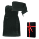 Set cadou în cutie cadou RENTO KENNO FOR HER. Prosop de păr și șorț, verde închis