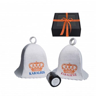 Set cadou într-o cutie cadou LIGHT KINGS. Capace și cristale de mentol