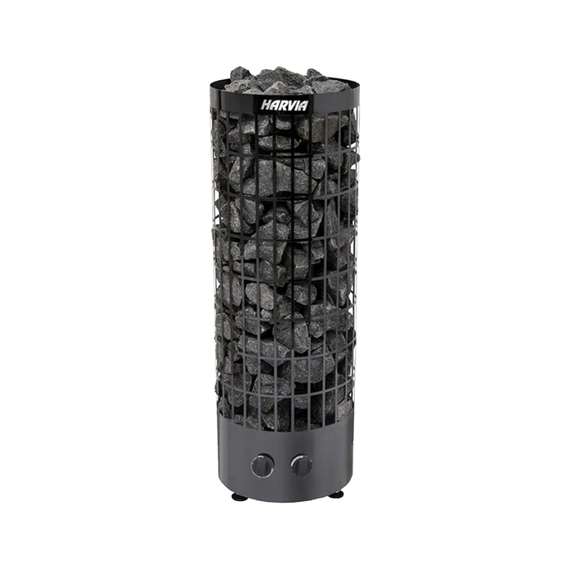 Încălzitor electric pentru saună - HARVIA Cilindro Black Steel PC70 6,8 kW