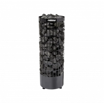 Încălzitor electric pentru saună - HARVIA Cilindro Black Steel PC90E 9 kW