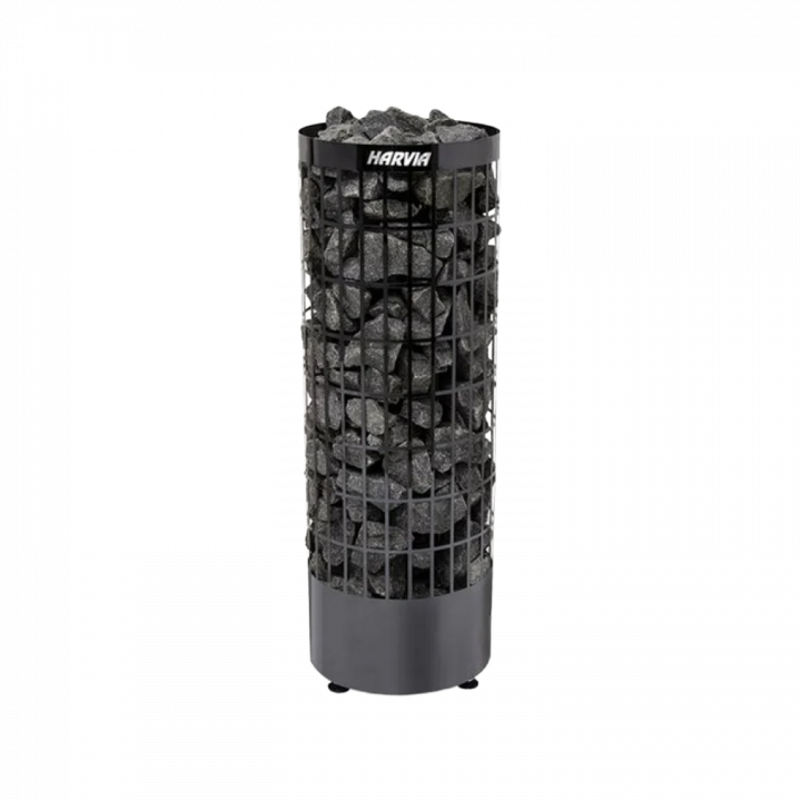 Încălzitor electric pentru saună - HARVIA Cilindro Black Steel PC90E 9 kW