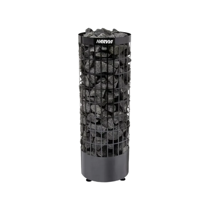 Încălzitor electric pentru saună - HARVIA Cilindro Black Steel PC90E 9 kW