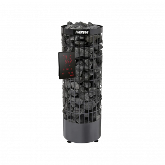 Încălzitor electric pentru saună - HARVIA Cilindro Black Steel PC90XE 9 kW