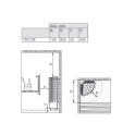 Sobă electrică pentru saună - HARVIA Glow Corner TRC70E 6,8 kW - 4 Sobă electrică pentru saună - HARVIA Glow Corner TRC70E 6,8 kW - 4