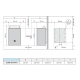 Încălzitor electric pentru saună - HUUM Core Wall Mini Combi 4, negru