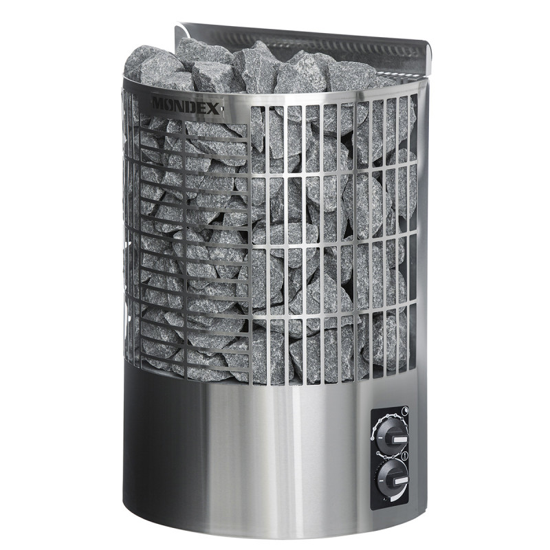 Încălzitor electric pentru saună - MONDEX TENO, oțel inoxidabil