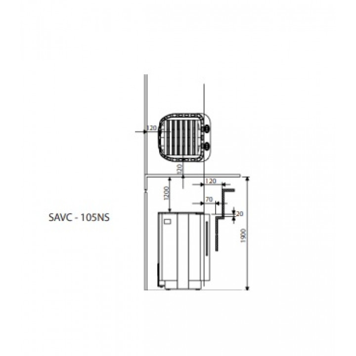Încălzitor electric pentru saună – SAWOTEC Savonia Combi, fără unitate de control 10,5 kW