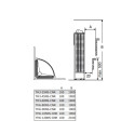 Încălzitor electric pentru saună – SAWOTEC Tower Corner, fără unitate de control - 3