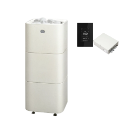 Încălzitor electric de saună TULIKIVI KUURA 2, alb, cu panou de control 